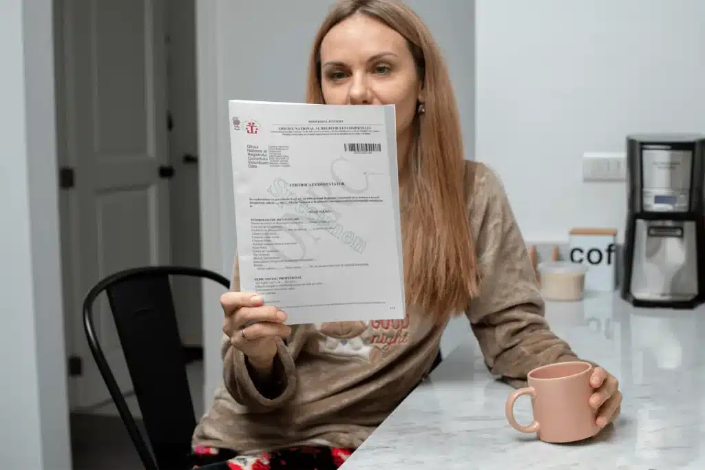certificat constatator sau extras din registrul comerțului